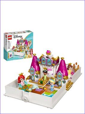 Lego Disney Ariel, Belle, Cinderella and Tiana's Storybook Adventures 43193 New